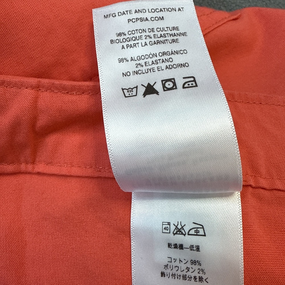 Patagonia Shorts Womens 6 Carve Coral Stretch‎ All-Wear Shorts 4" Low Rise NWT - Picture 10 of 11